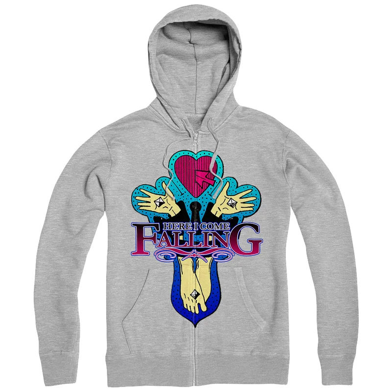Hands And Feet Heather Gray Zip-Up