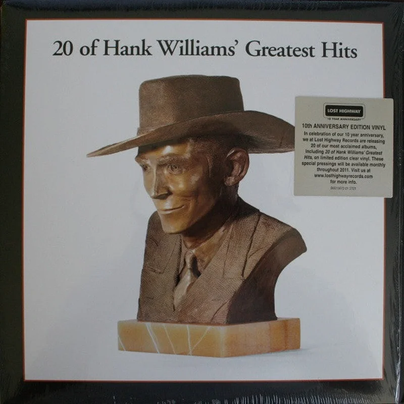 Hank Williams - 20 Of Hank Williams' Greatest Hits (LP, Comp, Cle) (Very Good Plus (VG+))