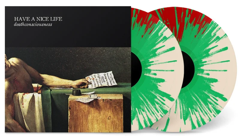 HAVE A NICE LIFE DEATHCONSCIOUSNESS 2LP (Limited Edition  Only 200 made, Blood Red & Bone Half & Half w/ Kelly Green Splatter Vinyl)