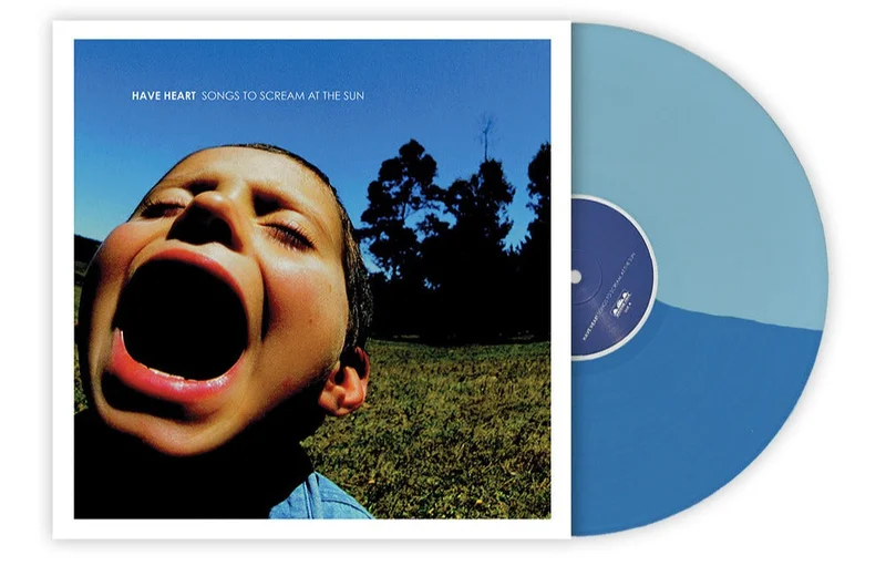 HAVE HEART SONGS TO SCREAM AT THE SUN LP (Limited Edition  Only 300 Made, Half Opaque Aqua Blue/Half Opaque Baby Blue Vinyl)