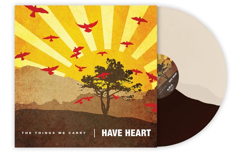 HAVE HEART THE THINGS WE CARRY LP (Limited Edition  Only 300 Made, Half Opaque Bone White/Half Opaque Brown Vinyl)