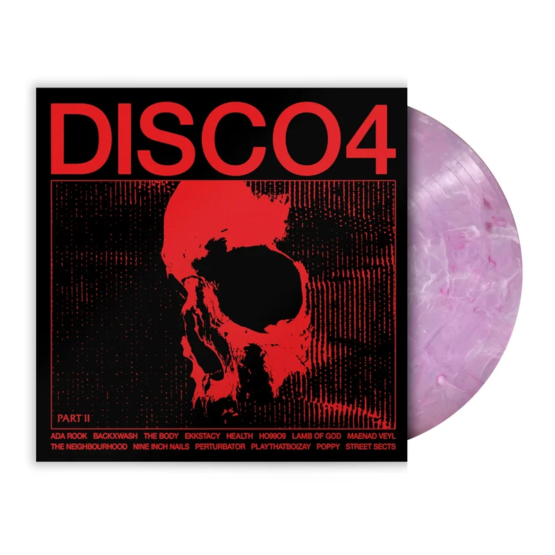 HEALTH DISCO4 - PART II LP (Limited Edition  Only 500 Made, Pink & White Swirl Vinyl)