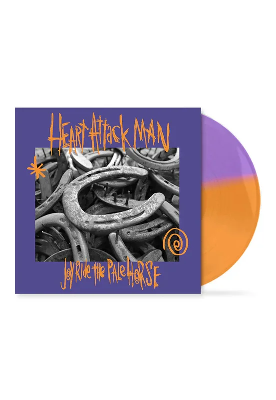 HEART ATTACK MAN 'JOYRIDE THE PALE HORSE' LP (Orange & Violet Vinyl)