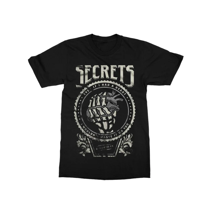 Heart Black T-Shirt