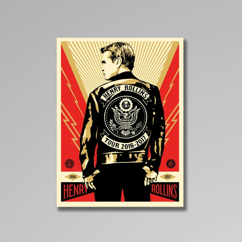 Henry Rollins 2016 Print by Shepard Fairey