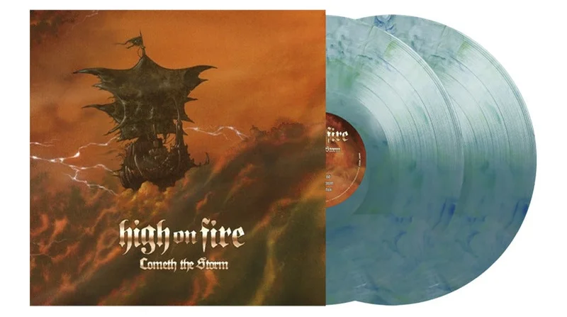 HIGH ON FIRE COMETH THE STORM 2LP (Limited Edition  Only 300 made, Sky Blue & Spring Green Vinyl)