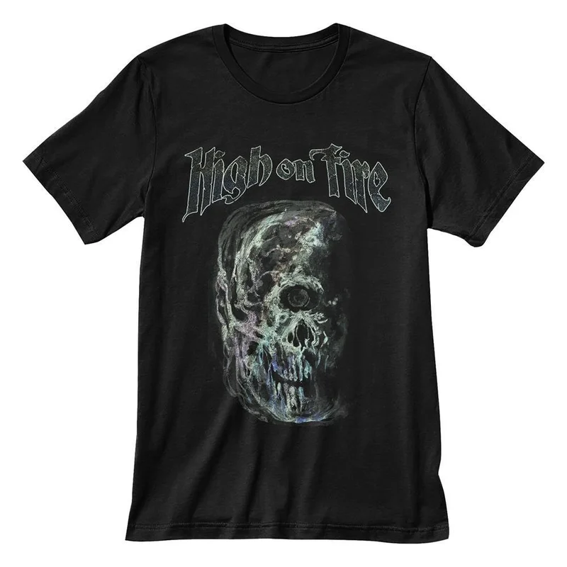 HIGH ON FIRE SKULL TEE T-SHIRT