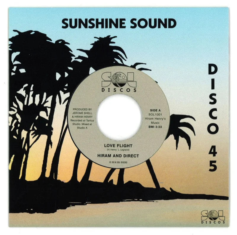 Hiram* And Direct* - Love Flight (7", RE) (Near Mint (NM or M-))
