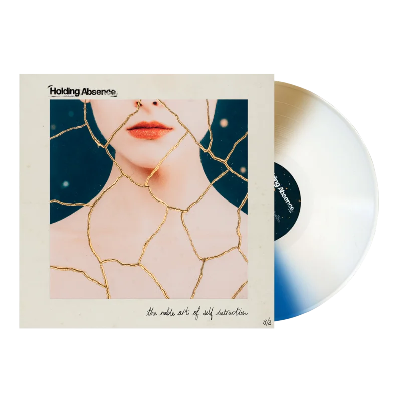 Holding Absence - 'The Noble Art of Self Destruction'  White + Gold + Mid Blue Vinyl