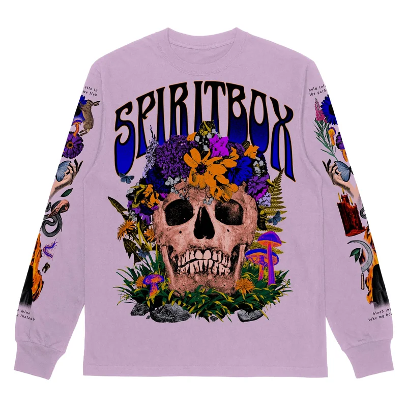 Holy Roller Skull Orchid Long Sleeve