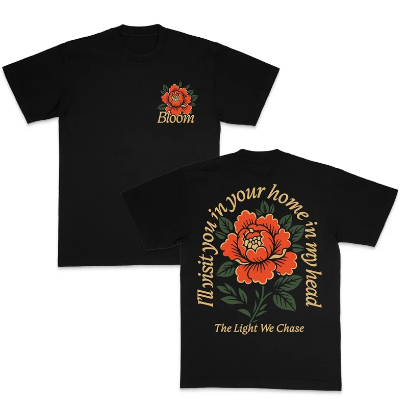 Home Is In My Head Rose Black - Tee