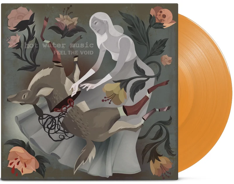 HOT WATER MUSIC 'FEEL THE VOID' LIMITED EDITION TANGERINE LP  ONLY 300 MADE