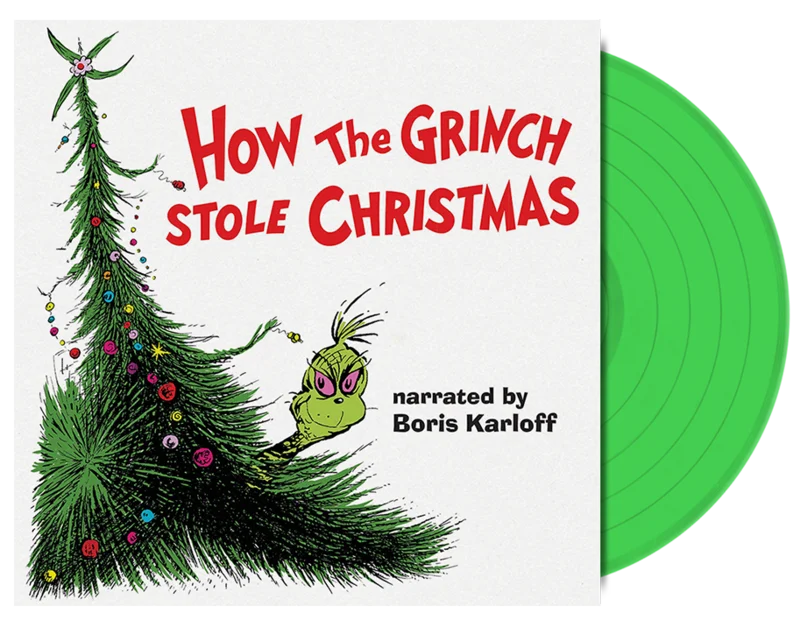 HOW THE GRINCH STOLE CHRISTMAS ORIGINAL SOUNDTRACK LP  (Green Vinyl)