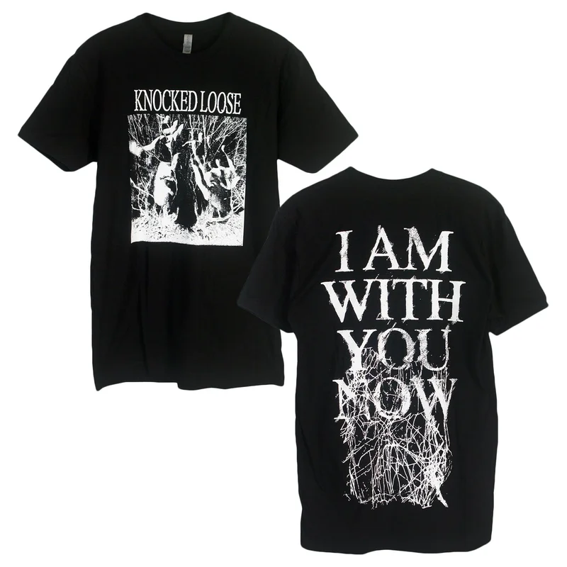 I Am With You Now Black - Tee