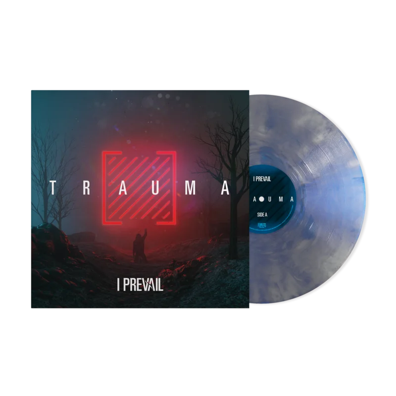 I PREVAIL TRAUMA LP (Limited Edition  Only 300 Made, Iridescent Blue Vinyl)