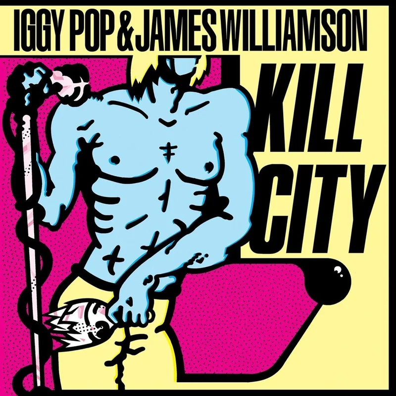 IGGY POP & JAMES WILLIAMSON 'KILL CITY' LP (Clear Red Vinyl)