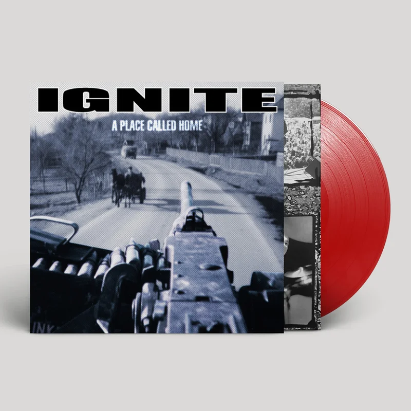 IGNITE 'A PLACE CALLED HOME' LP (25th Anniversary, Reissue, Transparent Red Vinyl)