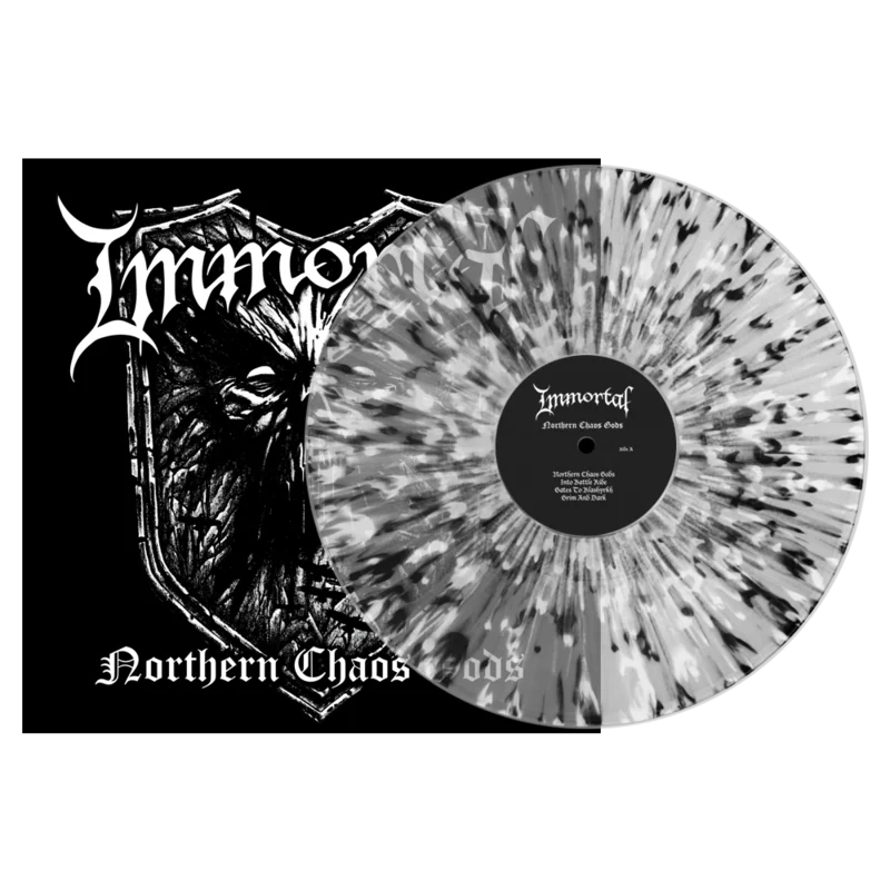 IMMORTAL 'NORTHERN CHAOS GODS' LP (Clear, Black, & White Splatter Vinyl)