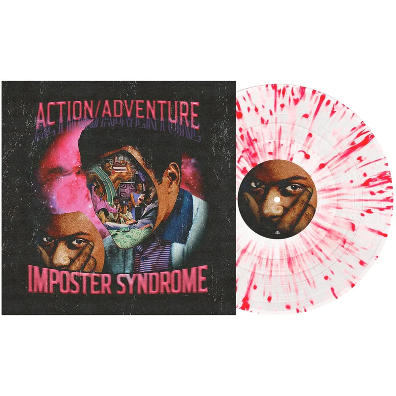 Imposter Syndrome - Clear W/ Hot Pink Splatter LP