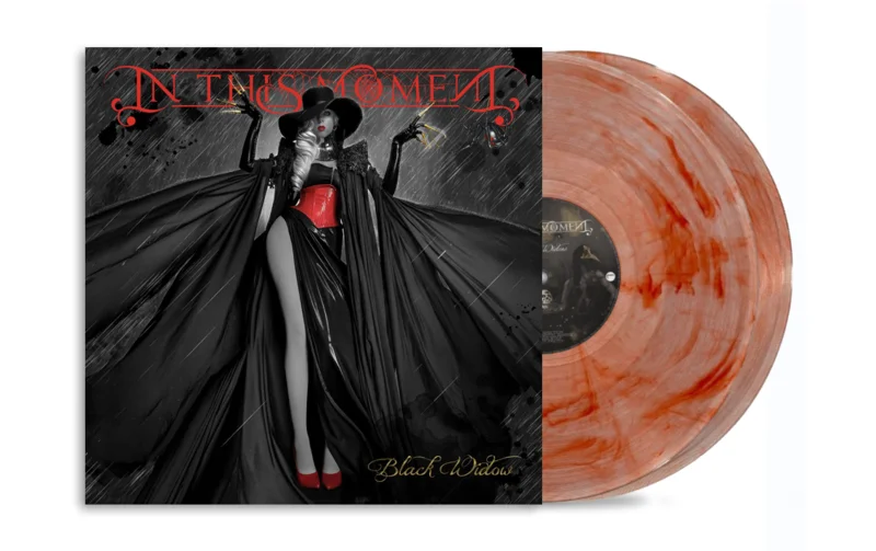 IN THIS MOMENT BLACK WIDOW 10TH ANNIVERSARY 2LP (Limited Edition  Only 300 Made, Clear w/ Red Swirl Vinyl)