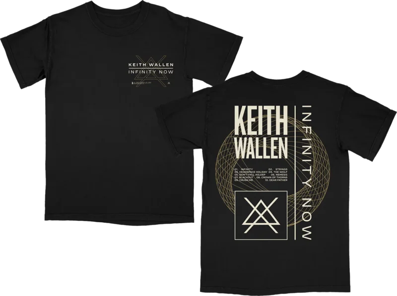 Infinity Now Black T-Shirt