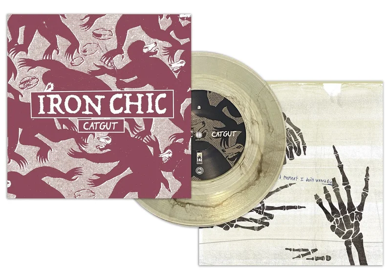 IRON CHIC/WAYS AWAY SPLIT 7" (Limited Edition  Only 100 made, Coke Bottle Clear 7" Vinyl)