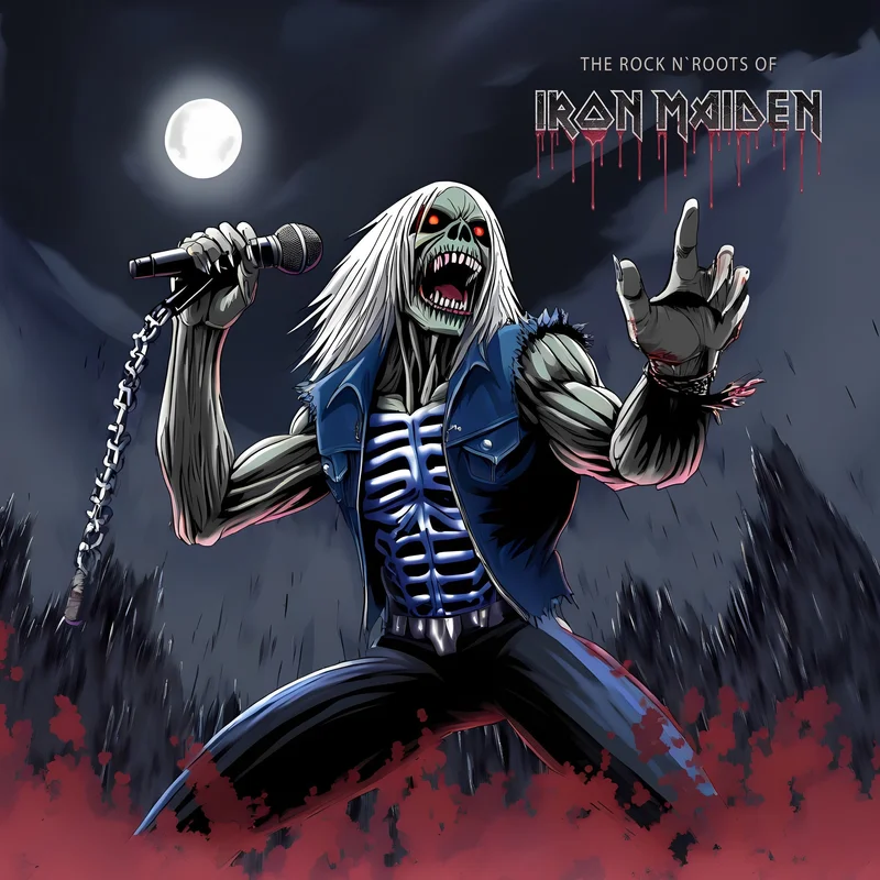 IRON MAIDEN 'THE ROCK N' ROOTS OF IRON MAIDEN' LP (Limited Edition)