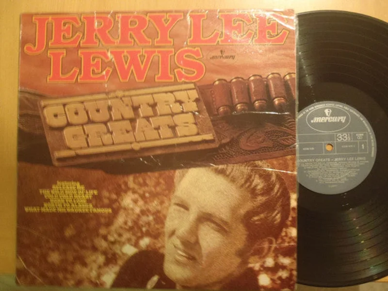 Jerry Lee Lewis - Country Greats (LP, Comp) (Very Good Plus (VG+))