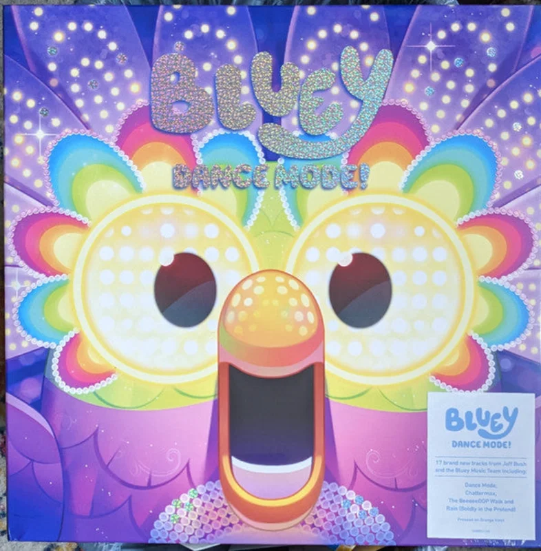 Joff Bush & The Bluey Music Team - Bluey Dance Mode! (LP, Album, Ora) (Mint (M))