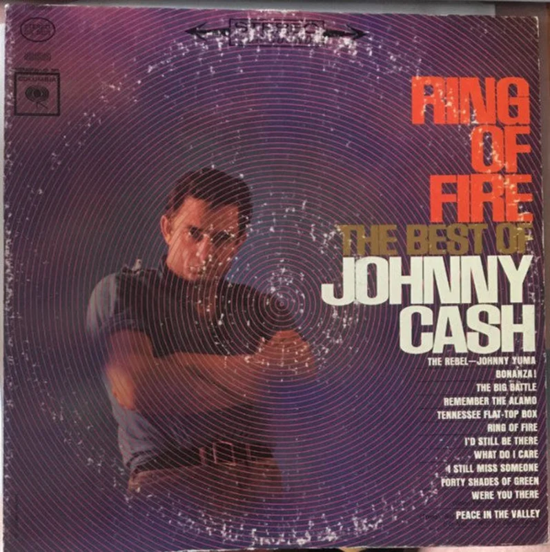 Johnny Cash - Ring Of Fire - The Best Of Johnny Cash (LP, Comp) (Very Good Plus (VG+))