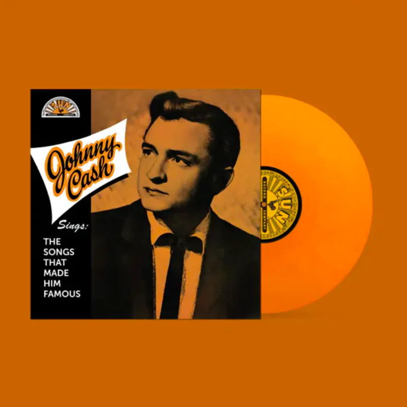 JOHNNY CASH 'SINGS THE SONGS THAT MADE HIM FAMOUS' LP (Remastered, Tangerine Vinyl)