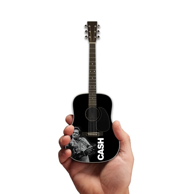 JOHNNY CASH - TRIBUTE BLACK - MINI GUITAR