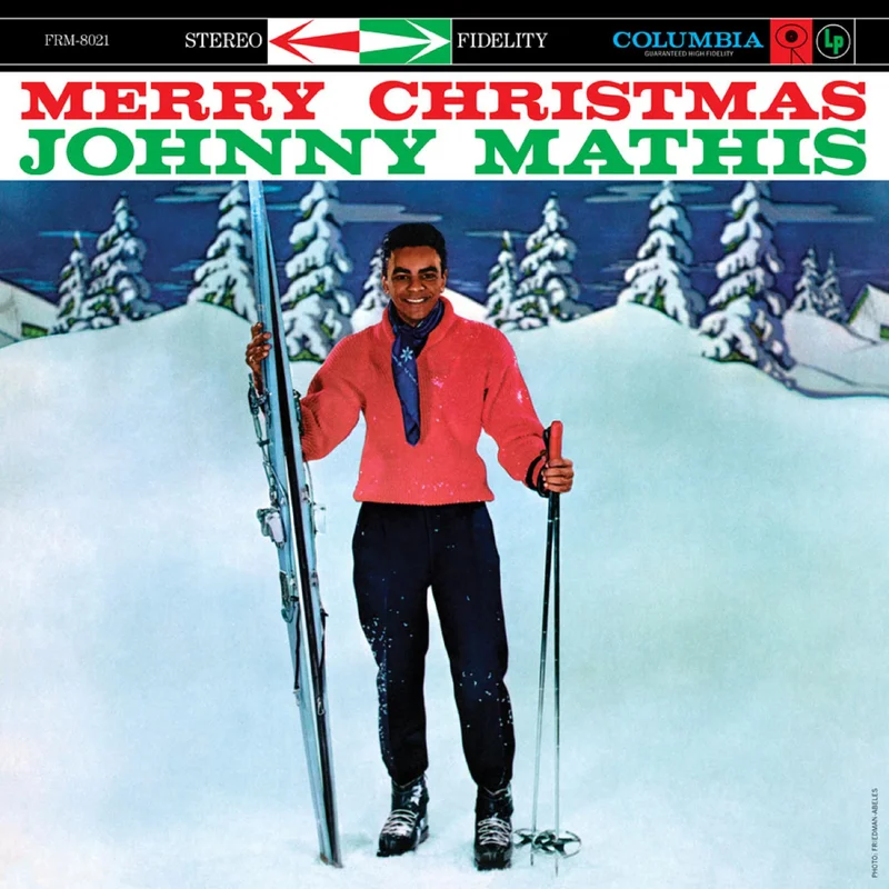JOHNNY MATHIS 'MERRY CHRISTMAS' LP (Christmas Red Vinyl)