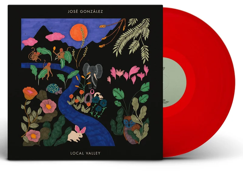 JOSE GONZALEZ 'LOCAL VALLEY LP (Limited Edition  Only 500 Made, Red Vinyl)