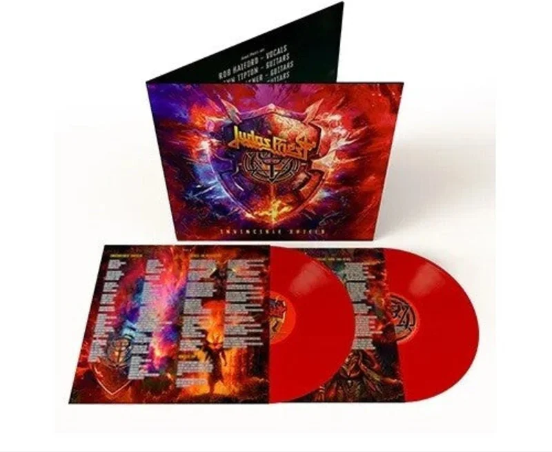 JUDAS PRIEST INVINCIBLE SHIELD 2LP (Red Vinyl)