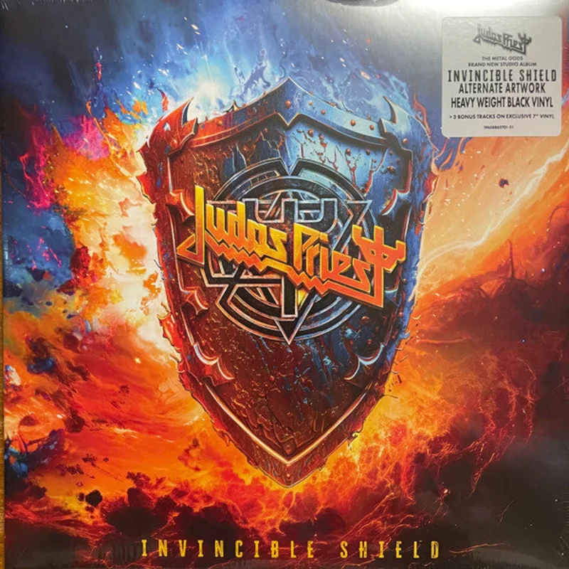 JUDAS PRIEST INVINCIBLE SHIELD 2LP (w/Bonus 7")
