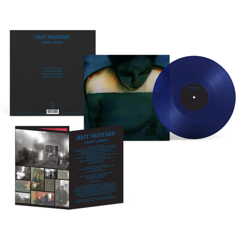 JUST MUSTARD 'HEART UNDER' LP (Translucent Blue Vinyl)
