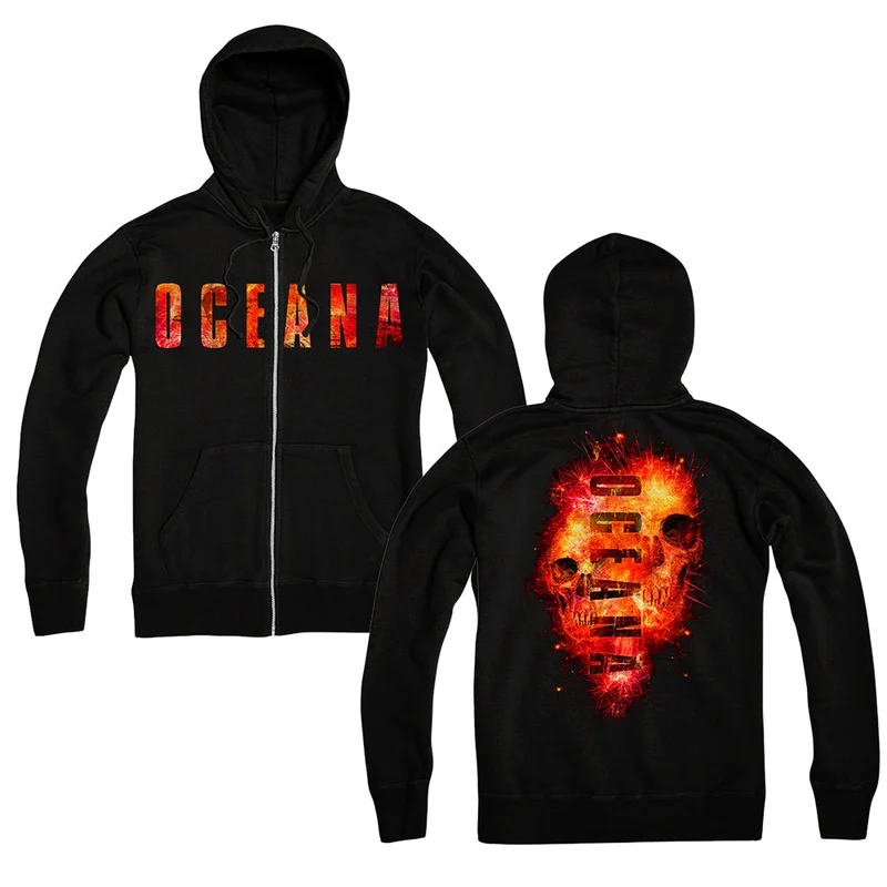 Kaboom Black Zip-Up