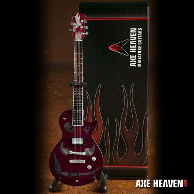 Keith Richards 1981 Zemaitis Macabre Mini Guitar Replica Collectible