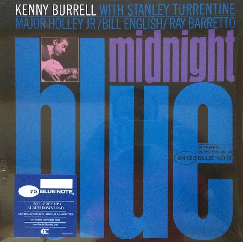 Kenny Burrell - Midnight Blue (LP, Album, RE, RM, 180) (Near Mint (NM or M-))