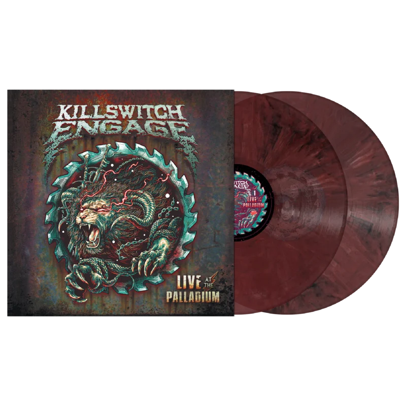 KILLSWITCH ENGAGE 'LIVE AT THE PALLADIUM' 2LP (Burgundy Red Marble Vinyl)