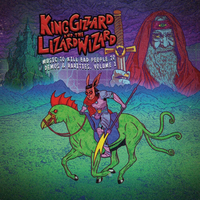 KING GIZZARD AND THE LIZARD WIZARD 'MUSIC TO KILL BAD PEOPLE TO VOL.1' LP (Red Velvet Vinyl)