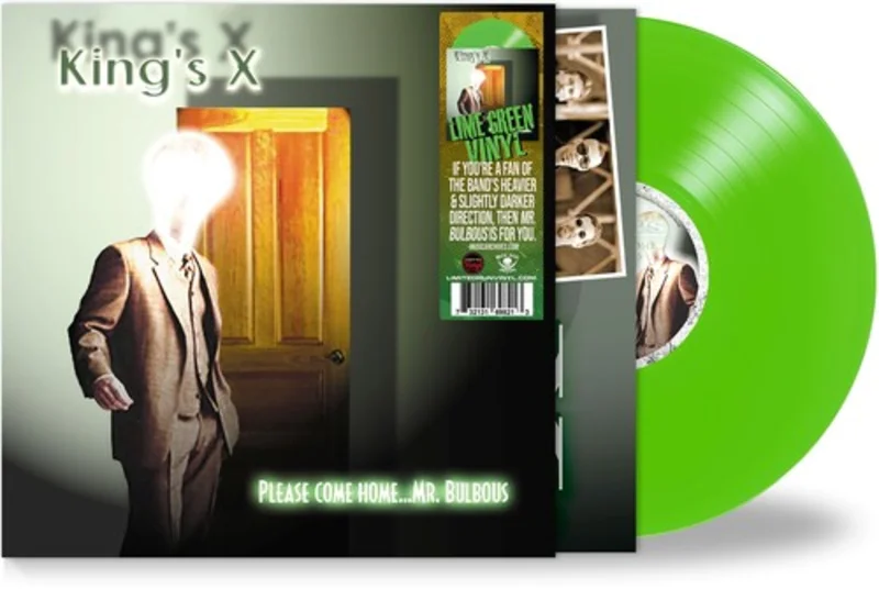 KING'S X 'PLEASE COME HOME...MR. BULBOUS' LP (Green Vinyl)