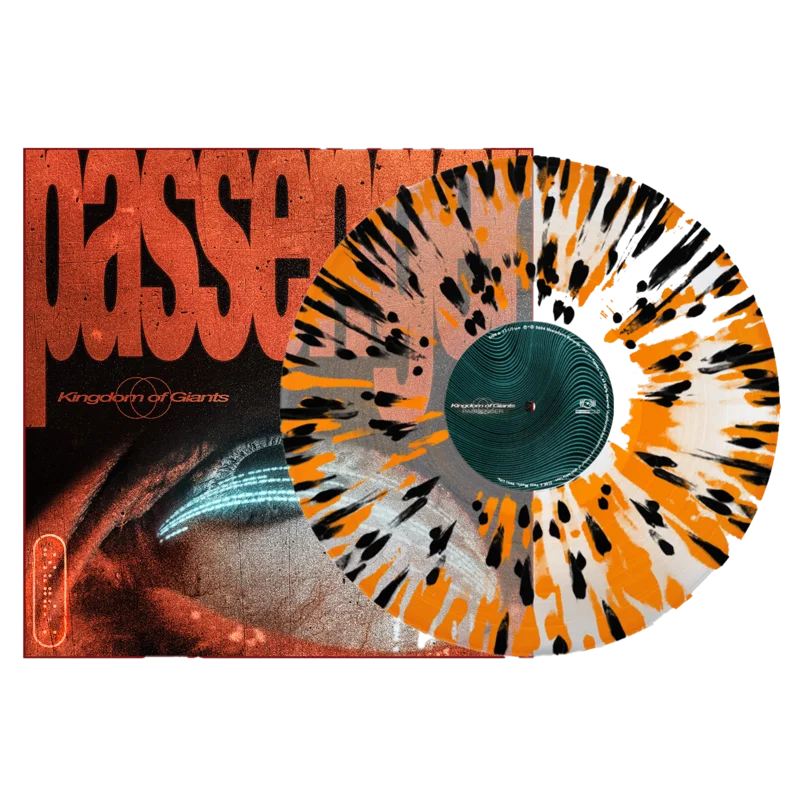 Kingdom of Giants - Passenger Clear Orange/Black Splatter Vinyl