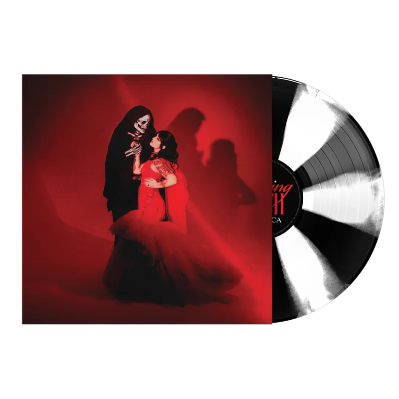 Kissing Death Black & White Cornetto Vinyl LP