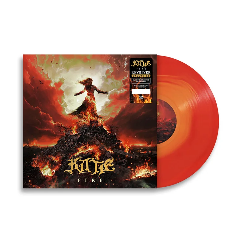 KITTIE FIRE LP (Limited Edition  Only 400 Made, Orange In Red Vinyl)