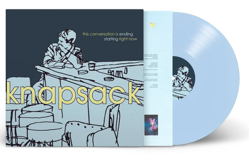 KNAPSACK 'CONVERSATION IS ENDING STARTING RIGHT NOW' LP (Limited Edition  Only 300 Made, Baby Blue Vinyl)
