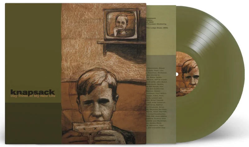 KNAPSACK 'DAY THREE OF MY NEW LIFE' LP (Limited Edition  Only 300 Made, Swamp Green Vinyl)