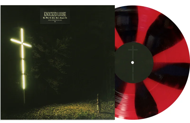 KNOCKED LOOSE YOU WON'T GO BEFORE YOU'RE SUPPOSED TO LP (Limited Edition  Only 500 Made, Blood Red & Black Pinwheel Vinyl)