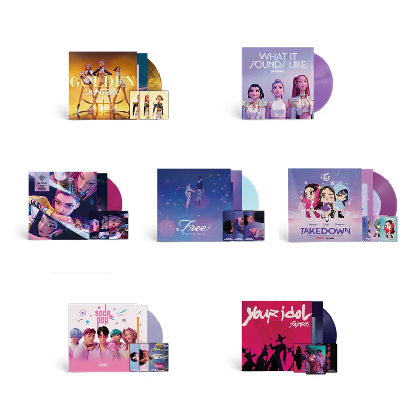 KPop Demon Hunters 7" Vinyl Bundle